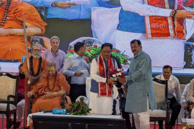 केन्द्रीय आयुर्वेदिक प्रसंस्करण इकाई हर्बल एक्सटेंशन यूनिट वेयर हाउस एवं कामना फैसिलिटी का लोकार्पण कार्यक्रम...