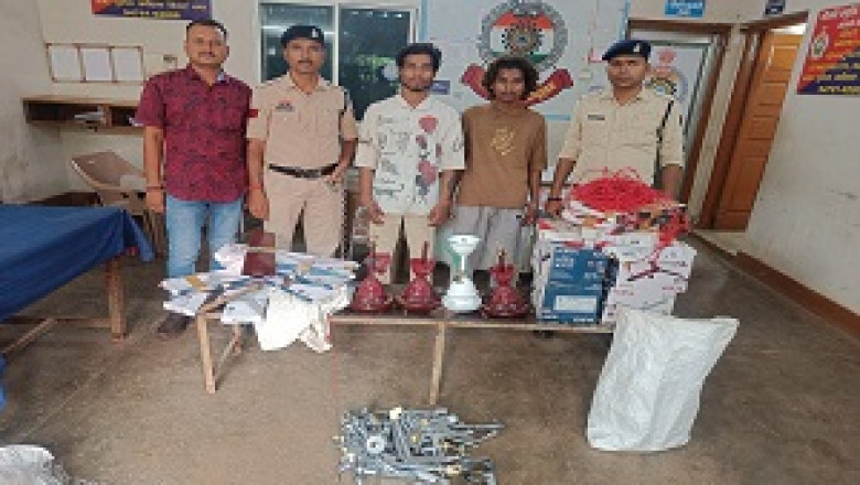 गैंग बनाकर चोरी करने वाले शातिरचोर गिरफ्तार, त्रिनयन ऐप की मदद से 24 घण्टे में नकबजनी का खुलासा...