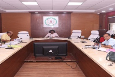 लोक स्वास्थ्य यांत्रिकी, जल संसाधन व क्रेडा विभाग की मासिक समीक्षा बैठक संपन्न...