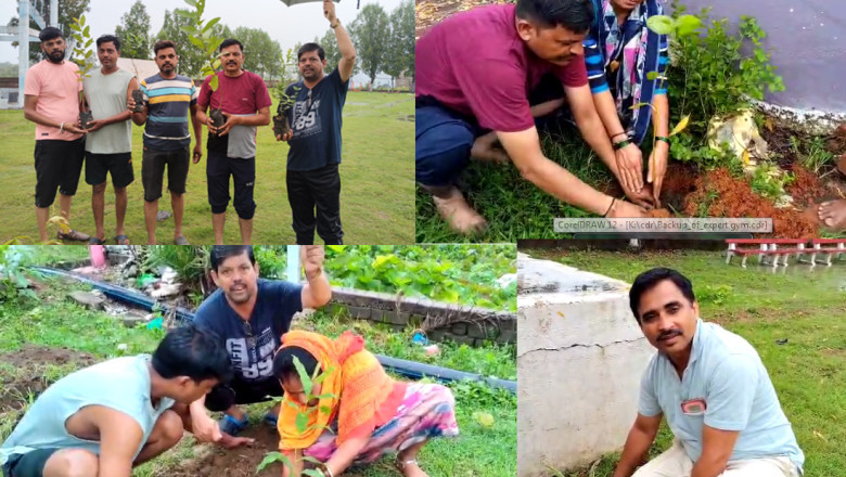 एक पेड़ शिवजी के नाम वृक्षारोपण फरहद में - नामदेव...