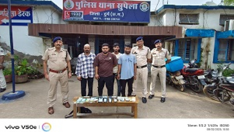 थाना सुपेला पुलिस की कार्यवाही, मोबाईल व अन्य माध्यमों से सट्टा पट्टी पर पुलिस की सर्जिकल स्ट्राइक...