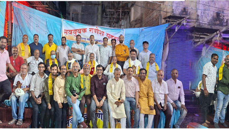 नवयुवक गणेश मंडल द्वारा मुस्लिम समाज के जुलूस का किया भव्य स्वागत...