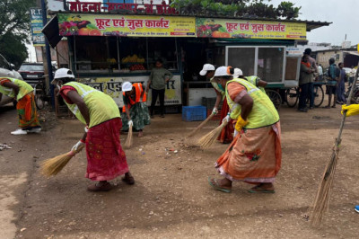 स्वच्छता ही सेवा अभियान का शुभारंभ, जिला पंचायत अध्यक्ष श्रीमती नम्रता सिंह हुई शामिल...