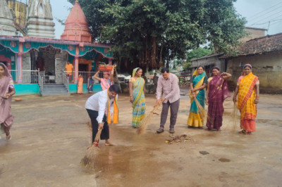 ग्राम' पंचायत कुलीकसा में स्वच्छता अभीयान संपन्न...