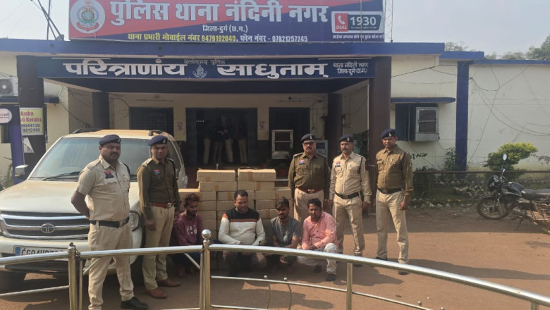 अवैध शराब परिवहन करते 4 आरोपी गिरफतार