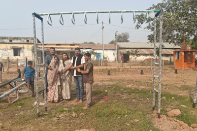 आज ग्राम पंचायत कुथरेल मे ओपन जिम और झूला स्थापना कार्य का भूमिपूजन किया गया....