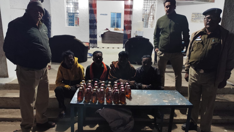 तीन अलग-अलग स्थानों पर पुलिस व्दारा दबिश देकर अवैध शराब किया गया जप्त....