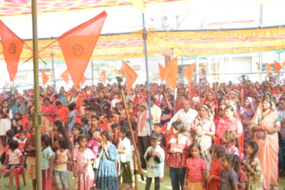 विशाल हिन्दू सम्मेलन हनुमान चालीसापाठ  सिरसा खुर्द में सम्पन्न हुआ...