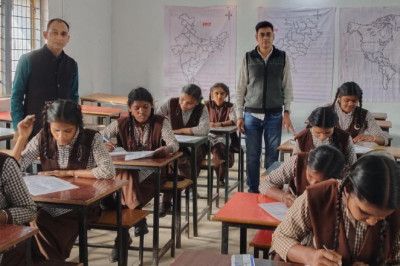 तिलईरवार में गौ सेवा संकल्प दिवस एवं परीक्षा का आयोजन किया गया...