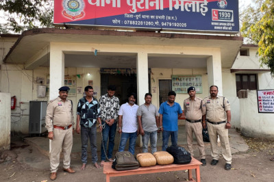 मादक पदार्थ गांजा एवं प्रतिबंधित नशीली दवाइयों के साथ 05 आरोपी गिरफ्तार...