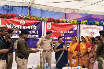 थाना अंडा में महिला कमांडो हेतु सिविल डिफेंस प्रशिक्षण एवं प्रेरणा सम्मेलन आयोजित...