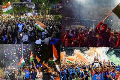 भारत बना T20 वर्ल्ड कप चैंपियन: रायपुर में तिरंगा, अंबिकापुर में गुलाल, धमतरी में जश्न