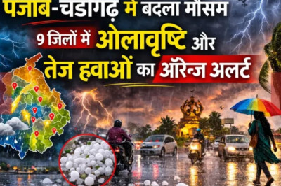 पंजाब में मार्च के बीच अचानक मौसम बदल गया है और ठंड का असर फिर से महसूस होने लगा है।