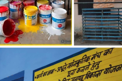 धारा न्यूज़ एक्सक्लूसिव: दुर्ग में 300 लीटर पेंट घोटाला – बिना मजदूरों के हुआ काम, इंजीनियर ने किया मूल्यांकन!