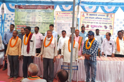 सेवा सहकारी समिति सनौद में ‘प्रधानमंत्री अन्नदाता आय संरक्षण अभियान’ के तहत दलहन-तिलहन खरीदी शुरू