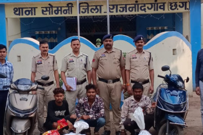 अवैध रूप से शराब परिवहन करने वाले 03 आरोपी को किया गया गिरफतार।