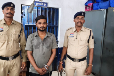 अवैध  संबंधों के संदेह में युवक पर जानलेवा हमला करने वाला आरोपी गिरफ्तार, धारदार हथियार जप्त...