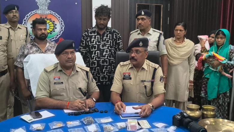 सूने मकानों में चोरी करने वाला गिरोह गिरफ्तार, 6 मामलों का खुलासा, 13 लाख का माल बरामद