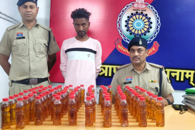 थाना सिटी कोतवाली पुलिस राजनांदगांव की अवैध शराब बिक्री के खिलाॅफ कार्यवाही...