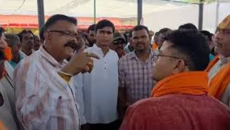 सुशासन तिहार में हंगामा: भाजपा नेता पर भड़के अधिकारी, बोले- ‘जो करना है कर लो’