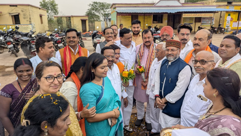 आहिवारा में भाजपा मंडल कार्यालय हेतु भूमि पूजन संपन्न, सांसद विजय बघेल ने किया संबोधन....