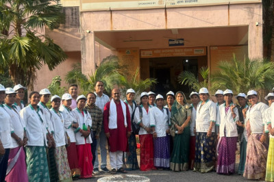 बड़ौदा आरसेटी राजनांदगांव द्वारा 15 दिवसीय पशु सखी प्रशिक्षण संपन्न....