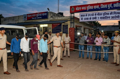 दुर्ग पुलिस की त्वरित कार्रवाई: कत्ल के 24 घंटे के भीतर पुलिस की गिरफ्त में आए हत्या के सभी 7 नाबालिग आरोपी