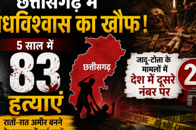 छत्तीसगढ़ में अंधविश्वास का खौफ: 5 साल में 83 हत्याएं, जादू-टोना के मामलों में देश में दूसरे नंबर पर
