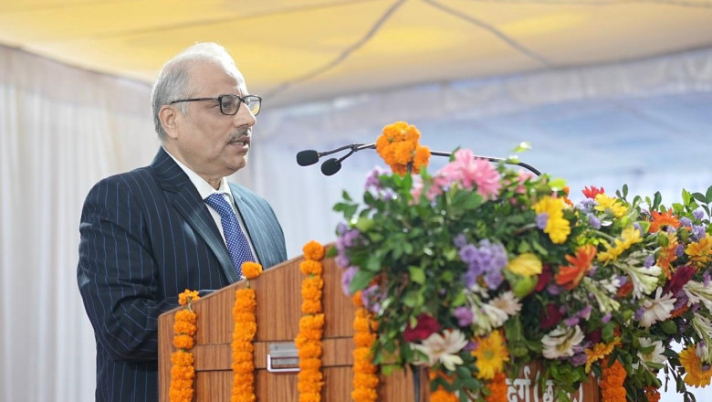 "मुख्य न्यायाधिपति श्री रमेश सिन्हा ने दुर्ग में नवीन न्यायालय भवन के निर्माण हेतु किया भूमिपूजन, न्यायिक अधोसंरचना के सुदृढ़ीकरण के साथ डिजिटल न्याय एवं सामुदायिक मध्यस्थता को मिला नया आयाम"