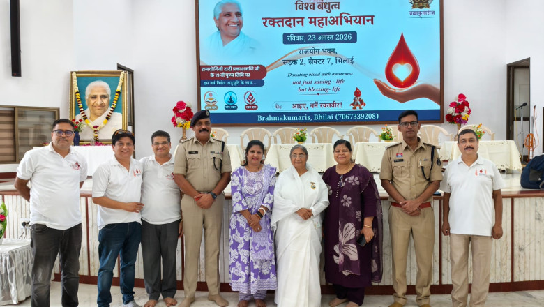 ब्रह्माकुमारी रक्तदान महाअभियान में उमड़ा उत्साह, भिलाई में हुआ 192 यूनिट रक्तदान