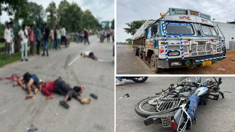 बिलासपुर के तखतपुर में बड़ा सड़क हादसा: ट्रक की टक्कर से 3 युवकों की मौत, ड्राइवर फरार...