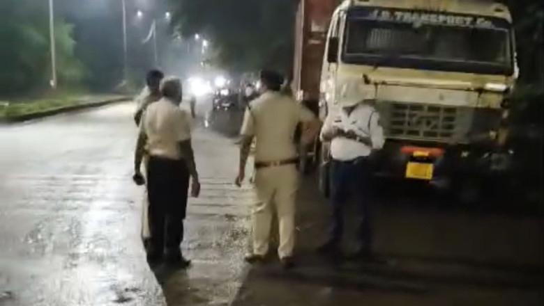 दुर्ग यातायात पुलिस का एक्शन, बोरियागेट में बीच सड़क खड़े 3 ट्रक जप्त, चालकों पर FIR...