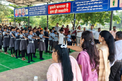 डौंडी में विद्यार्थियों ने लिया स्वच्छता का संकल्प, ‘स्वच्छ डौंडी-सुंदर डौंडी’ का दिया संदेश