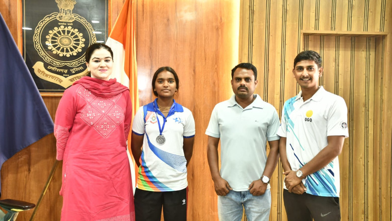 राजनांदगांव की युवा तीरंदाज सृष्टि ने जीता सिल्वर, पुलिस अकादमी में लेती हैं प्रशिक्षण