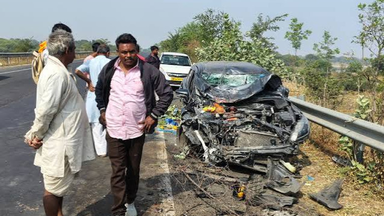 रायपुर में रैश ड्राइविंग से बुजुर्ग की मौत:2 कारों की टक्कर, महिला और दो बच्चे जख्मी, हादसे से पहले शराब पीते युवकों का VIDEO